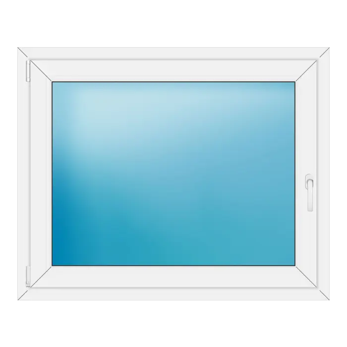 Einflügeliges Kunststofffenster 116x94 cm Weiß