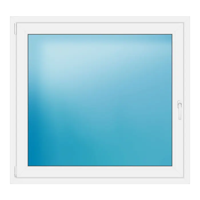 Einflügeliges Kunststofffenster 128,9x120 cm Weiß