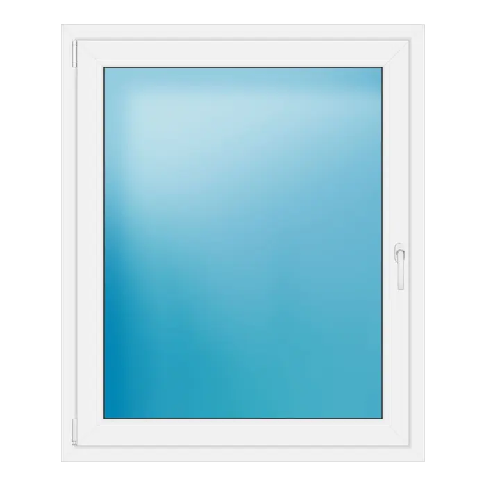 Einflügeliges Kunststofffenster 109x131 cm Weiß