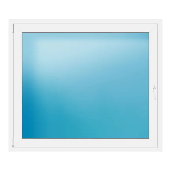 Einflügeliges Kunststofffenster 146x126 cm Weiß