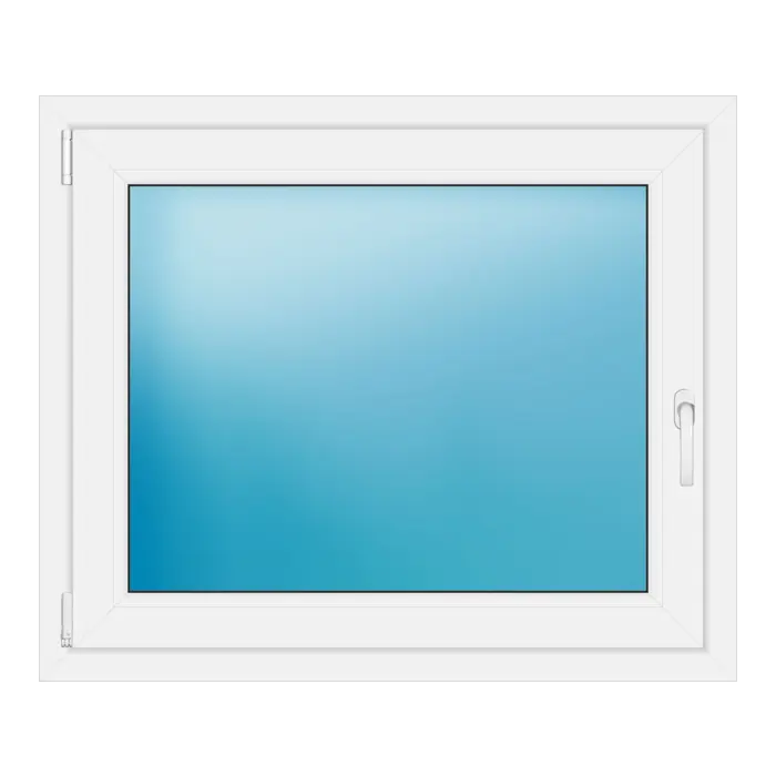 Einflügeliges Kunststofffenster 100x84 cm Weiß