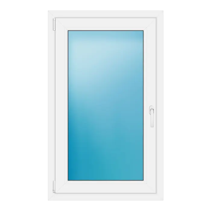 Einflügeliges Kunststofffenster 74x122 cm Weiß