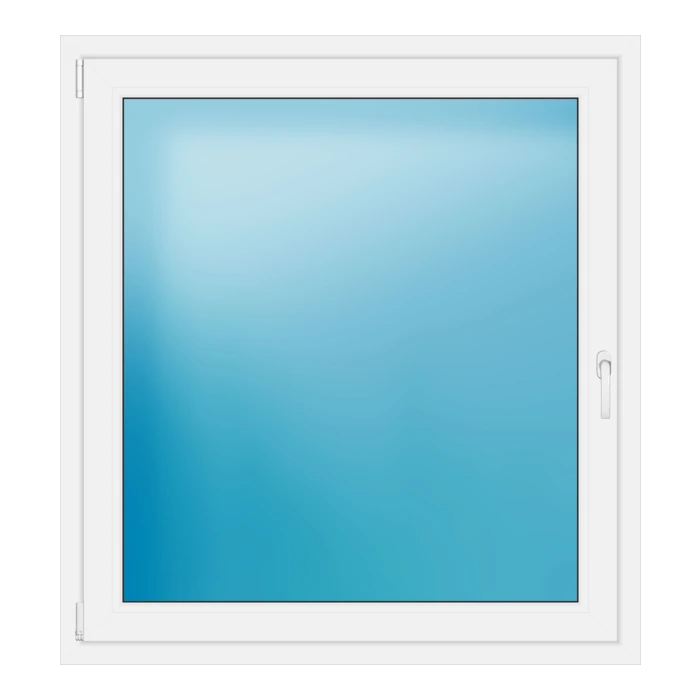 Einflügeliges Kunststofffenster 118,5x128,5 cm Weiß