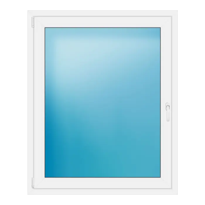Einflügeliges Kunststofffenster 111,5x137 cm Weiß