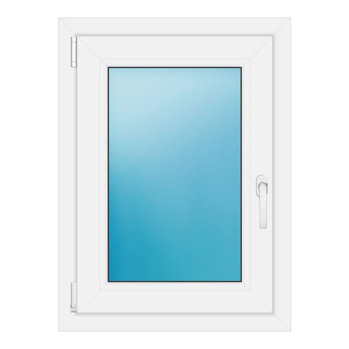 Einflügeliges Kunststofffenster 60x81 cm Weiß