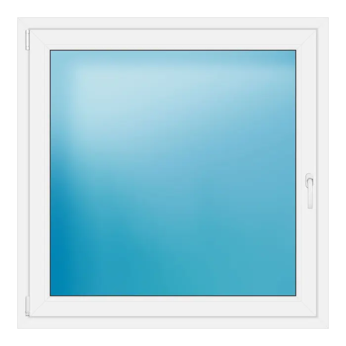 Einflügeliges Kunststofffenster 122x122 cm Weiß