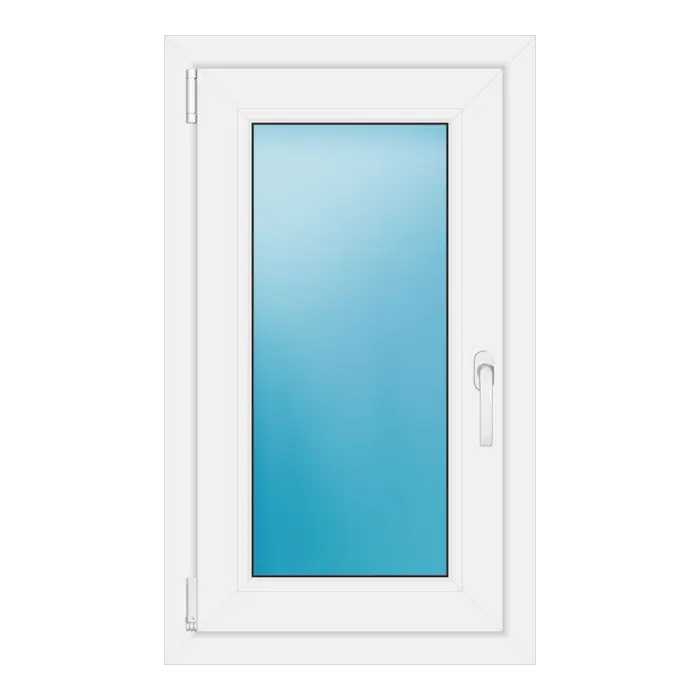 Einflügeliges Kunststofffenster 54x91,5 cm Weiß
