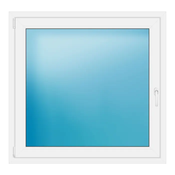 Einflügeliges Kunststofffenster 118x114 cm Weiß
