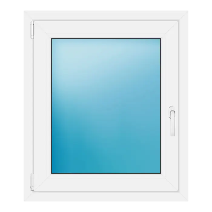 Einflügeliges Kunststofffenster 76x88 cm Weiß