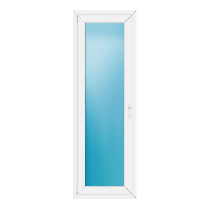 Balkontür 66x196 cm Weiß
