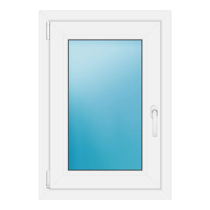 Einflügeliges Kunststofffenster 58x83 cm Weiß