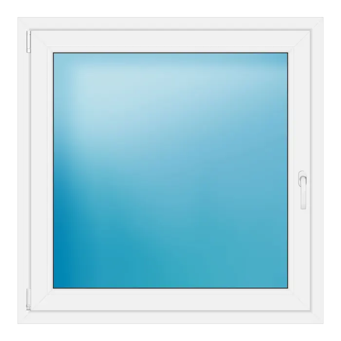 Einflügeliges Kunststofffenster 110,2x110,6 cm Weiß