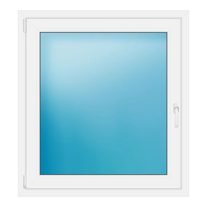 Einflügeliges Kunststofffenster 100x109 cm Anthrazit genarbt