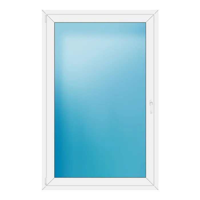 Balkontür 120x186 cm Weiß