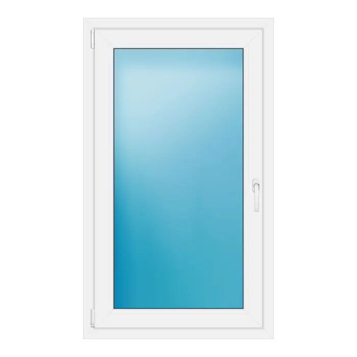 Einflügeliges Kunststofffenster 80x135 cm Weiß
