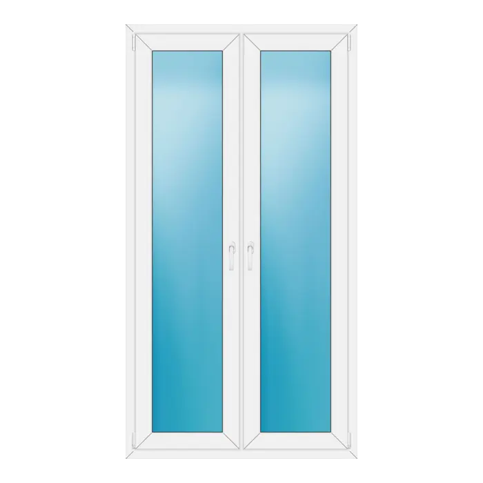 Terrassentür 112x210 cm Weiß
