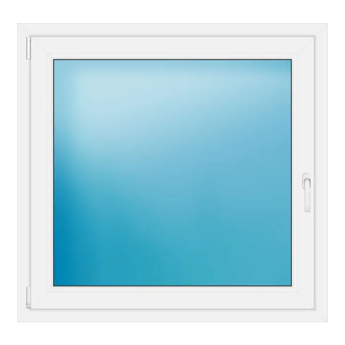 Einflügeliges Kunststofffenster 110x106 cm Weiß