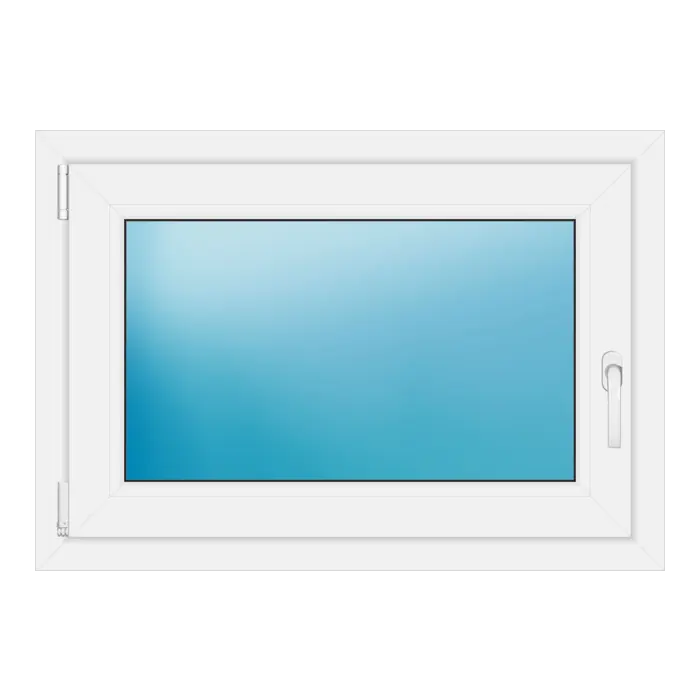 Einflügeliges Kunststofffenster 90x63 cm Weiß