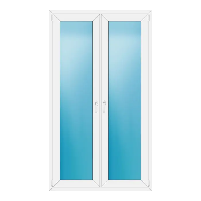 Terrassentür 120x210 cm Mahagoni genarbt