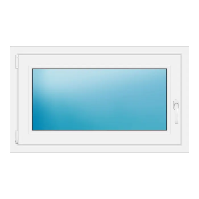 Einflügeliges Kunststofffenster 103x61 cm Weiß