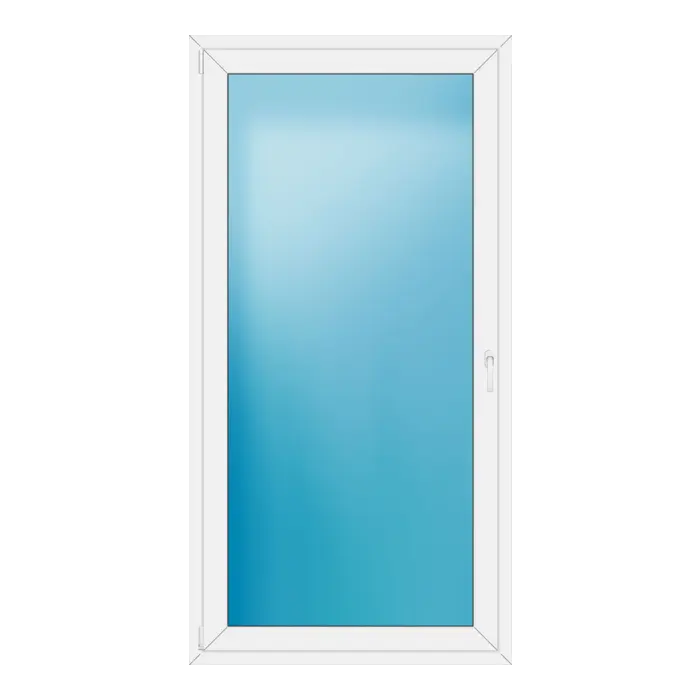 Balkontür 107x209 cm Weiß