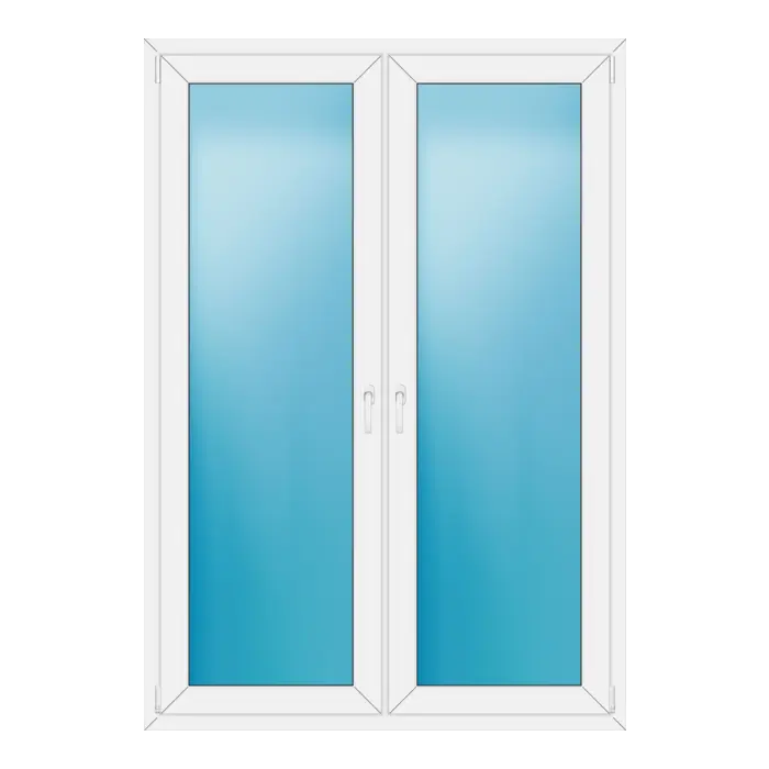 Terrassentür 138x198 cm Weiß