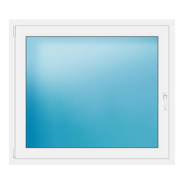 Einflügeliges Kunststofffenster 127x111 cm Weiß