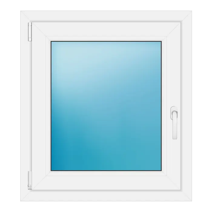 Einflügeliges Kunststofffenster 72x80 cm Weiß