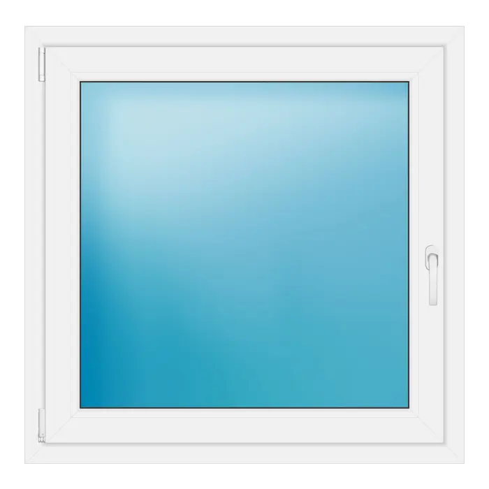 Einflügeliges Kunststofffenster 101,5x101 cm Weiß