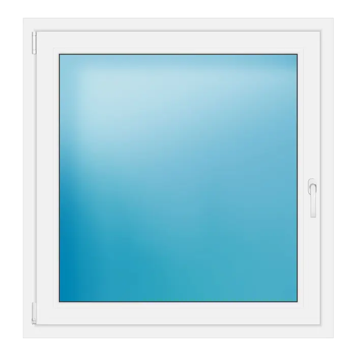 Einflügeliges Kunststofffenster 110x113,5 cm Weiß