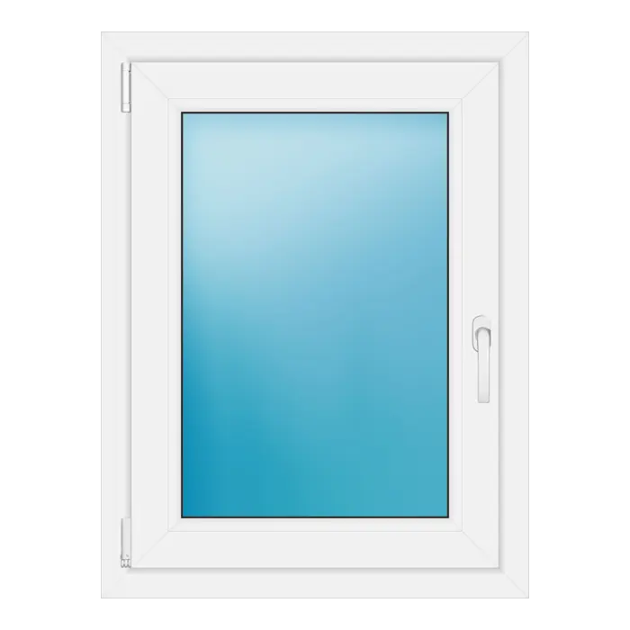 Einflügeliges Kunststofffenster 68x90 cm Weiß