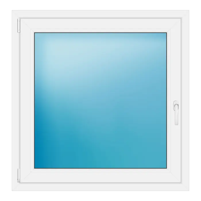 Einflügeliges Kunststofffenster 101x103 cm Weiß