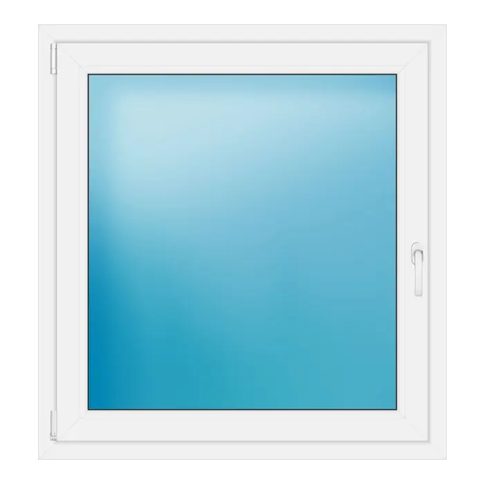 Einflügeliges Kunststofffenster 105x112 cm Weiß