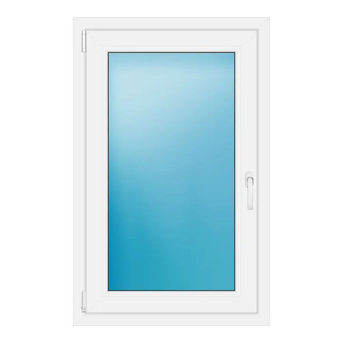 Einflügeliges Kunststofffenster 72x113 cm Weiß