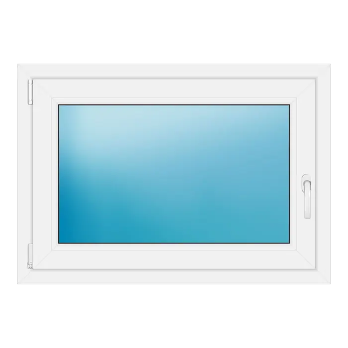 Einflügeliges Kunststofffenster 98x69 cm Weiß