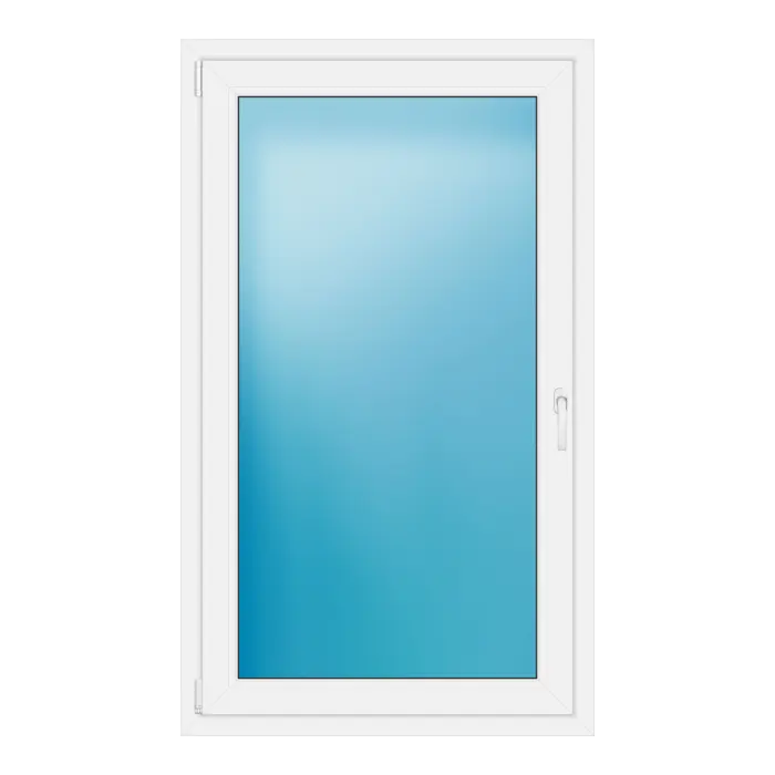 Einflügeliges Kunststofffenster 92x155 cm Weiß