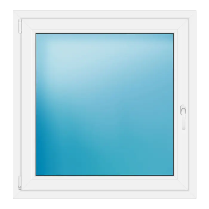 Einflügeliges Kunststofffenster 103x105,5 cm Weiß