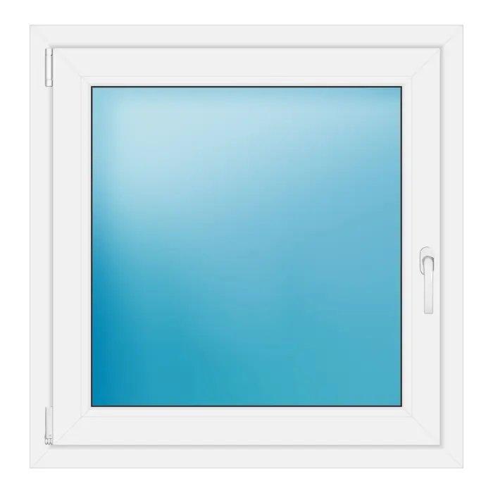 Einflügeliges Kunststofffenster 90x92 cm Weiß