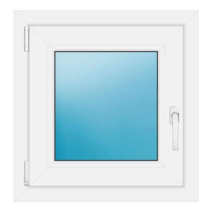 Einflügeliges Kunststofffenster 58x60 cm Weiß