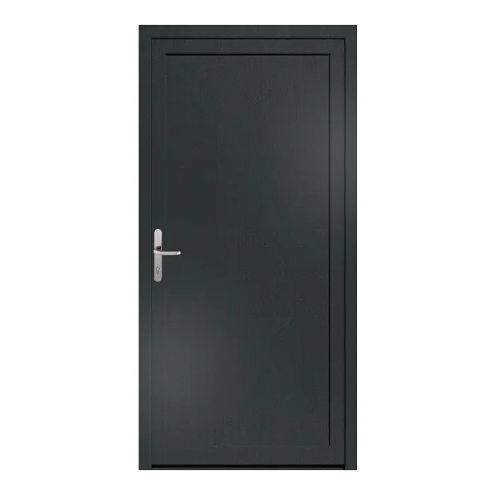 Nebeneingangstür 98x200 cm MSVP Anthrazit genarbt