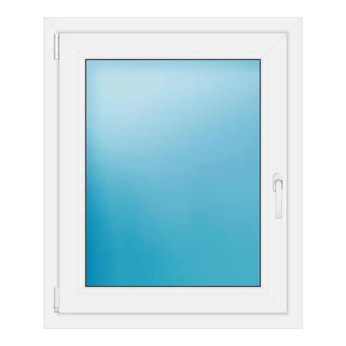 Einflügeliges Kunststofffenster 79x95 cm Weiß