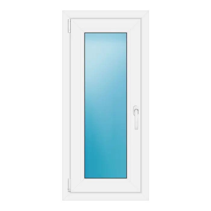 Einflügeliges Kunststofffenster 50x110 cm Weiß
