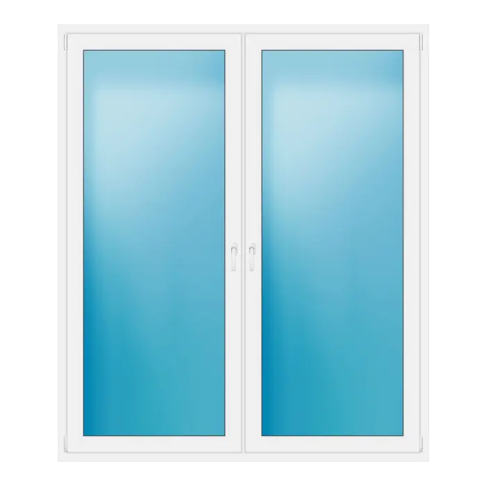 Terrassentür 185x218 cm Weiß