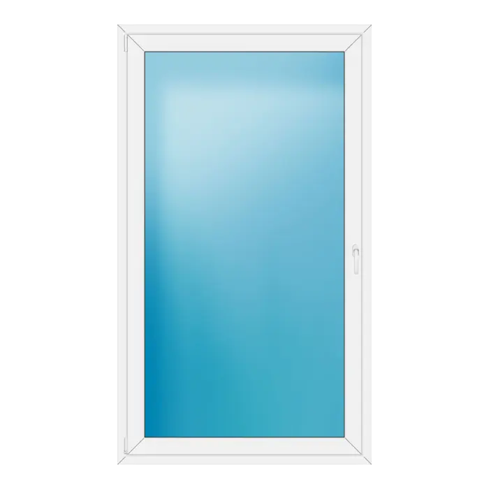 Balkontür 120x208 cm Weiß