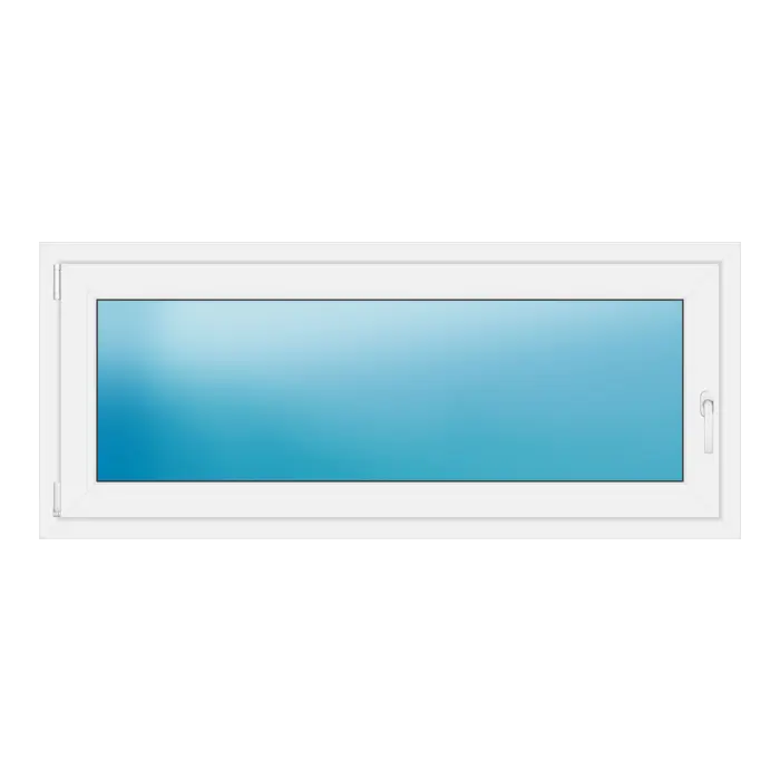 Einflügeliges Kunststofffenster 156x66 cm Weiß