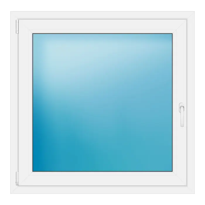 Einflügeliges Kunststofffenster 106x105 cm Weiß