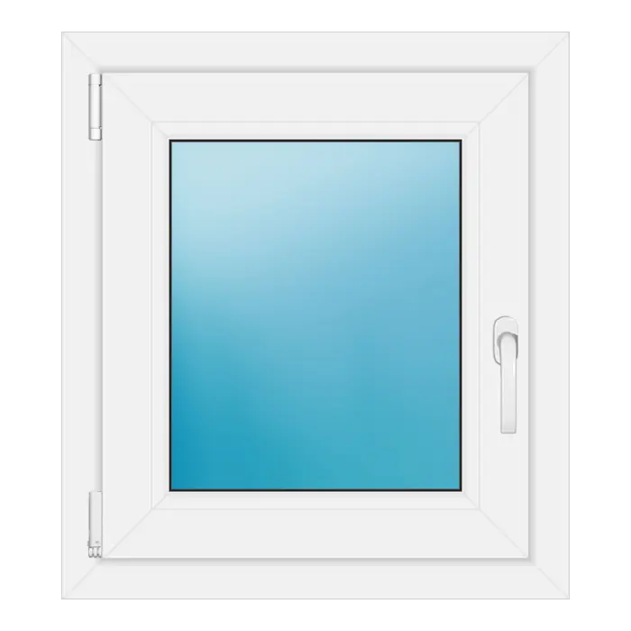 Einflügeliges Kunststofffenster 60x67 cm Weiß