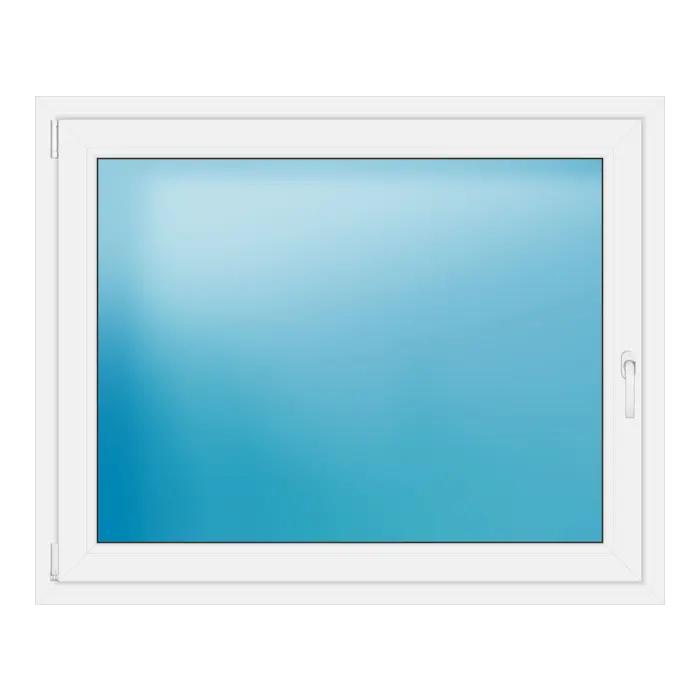 Einflügeliges Kunststofffenster 130x105 cm Weiß