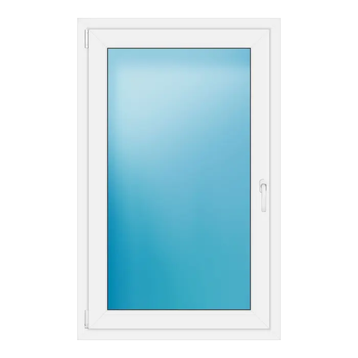 Einflügeliges Kunststofffenster 86,5x137 cm Weiß