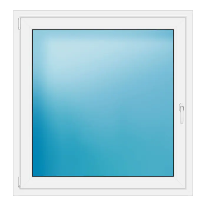 Einflügeliges Kunststofffenster 120x124 cm Weiß